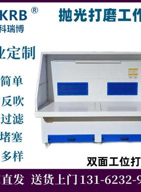 抛光磨除尘收工作台双面打工43546位脉冲吹聚酯纤维覆膜过滤集反