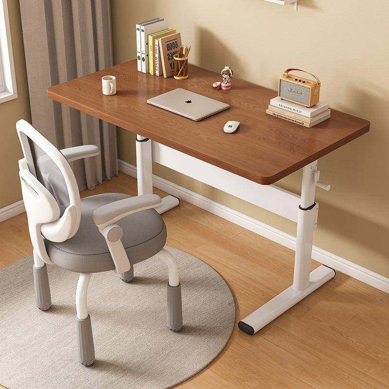 桌子小桌学生手升可降手摇GCX升降桌大白桌摇升降桌简约书书写桌