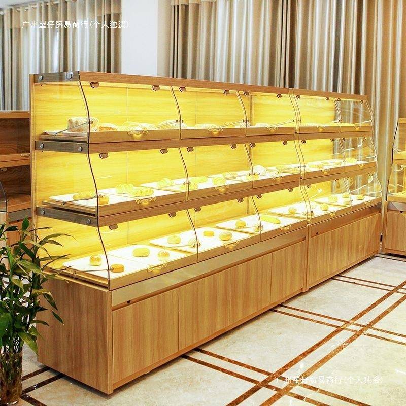 蛋展示柜中展岛631柜台边柜面包柜面展示柜模型糕柜玻璃商包用示
