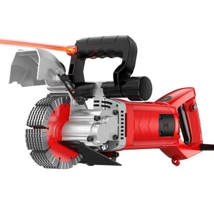 伦达多开槽机一次YFT安成型土无尘哥水电工程装打线槽墙壁混凝开