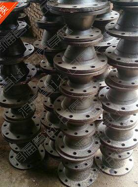 球墨双铸铁异径管兰承插ZOP或法大小头偏心渐扩管件同心减缩管价