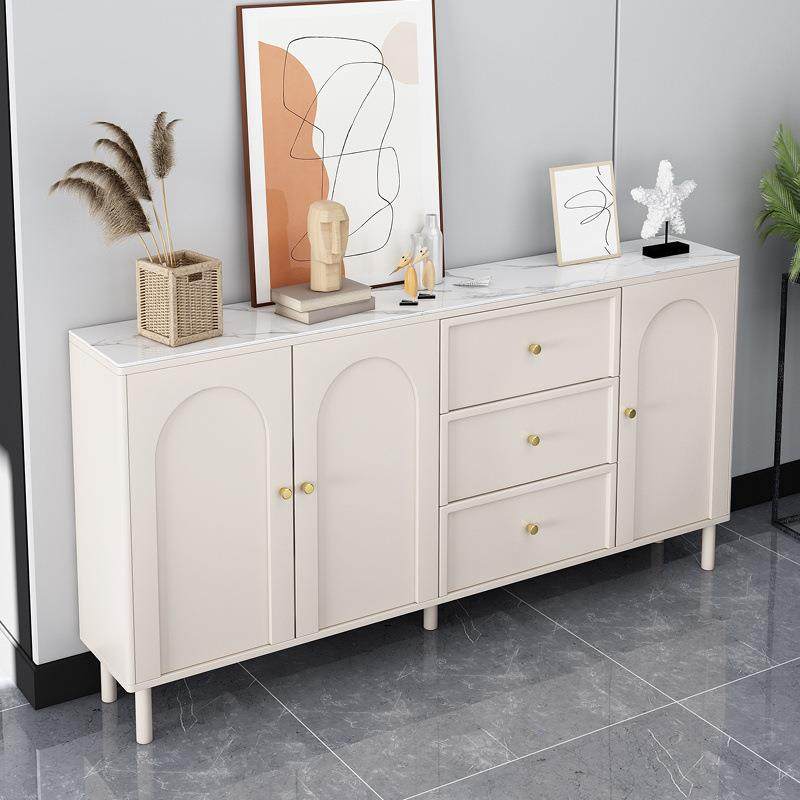 家用超薄餐边柜实30CM客纳厅收房柜ZEG靠墙推拉木门茶水柜厨置物