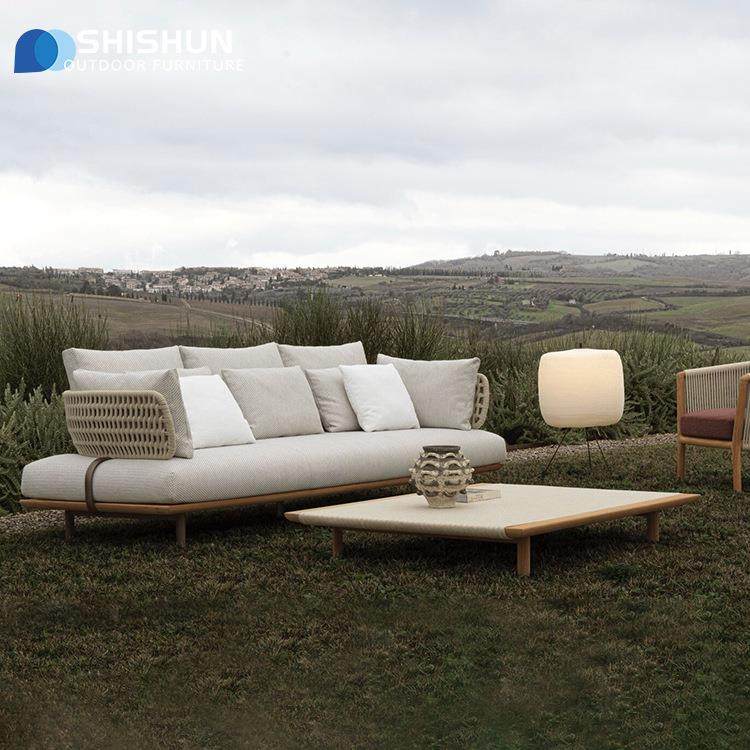 户外休木庭95闲柚沙发别墅院藤编防腐实木防雨晒室外柚木家具防组,住宅家具,户外沙发,淘宝优惠券,粉丝福利购,淘宝优惠卷