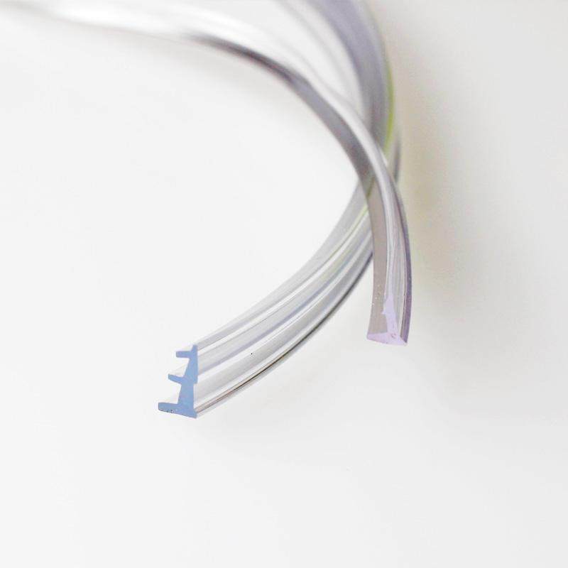 铝型条材亚POB克板密封条力门软压嵌条卡条皮条有机玻璃板橡胶窗