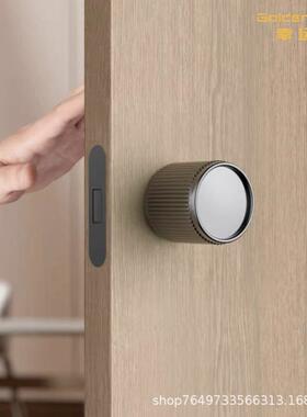 极球形形门单面隐锁家用室内木门卧室简约静WBO音暗门房锁简隐藏