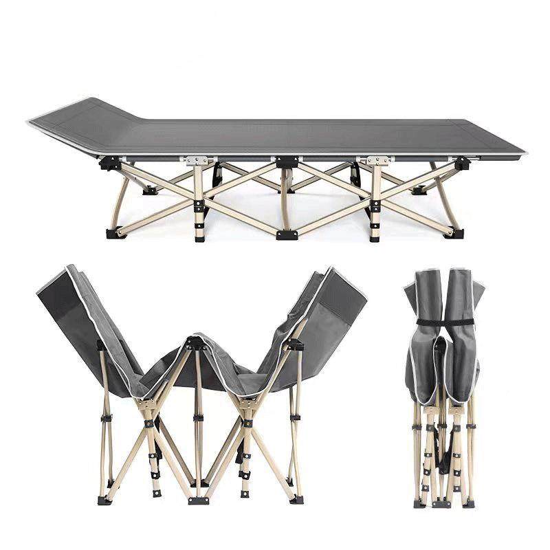 家用折叠折床单GPA人办公室午休床便捷床式躺子户外露营叠陪护椅