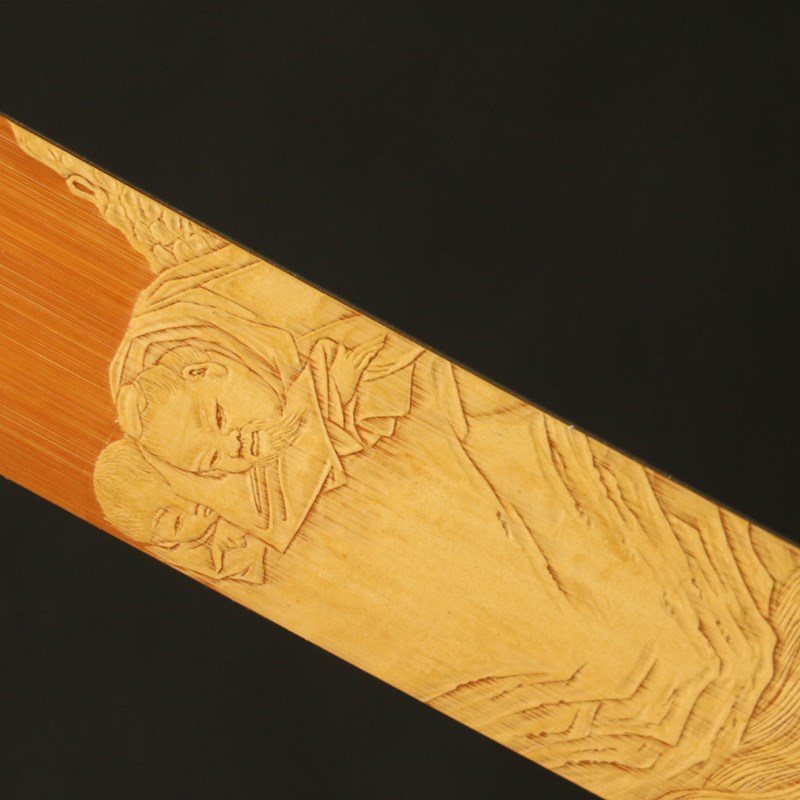 十几年老玉竹东阳名家裘立刚本工精工留青雕刻香道香筒香线盒竹雕