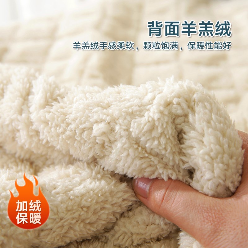 加绒加厚烤火桌罩正方形电暖炉罩冬季烤火被麻将机罩取暖桌布