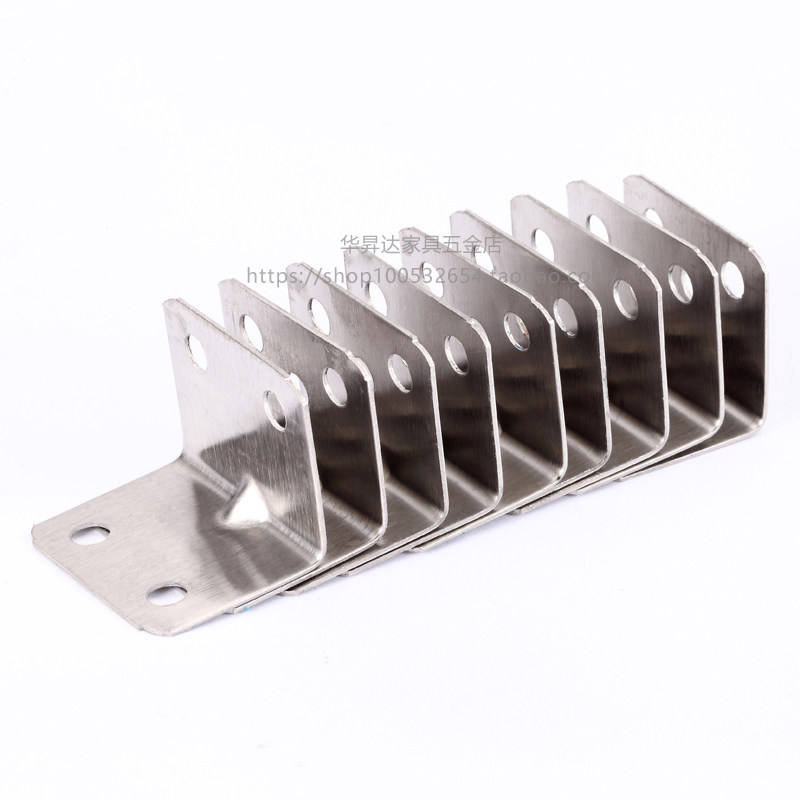 加厚不锈钢角码L型码直角加固定角铁支架层板托桌椅连接件厂价