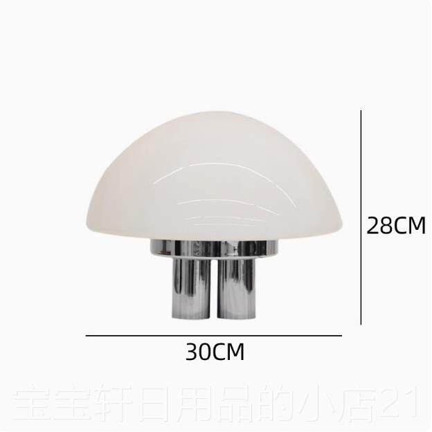 高档代轻装玻璃奢台灯卧室床头灯设计师高级感北欧客现厅书房饰民