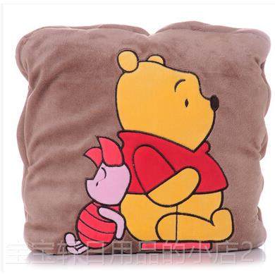 高档号夏凉抱枕被子空调被抱枕两用大靠垫毯子珊瑚绒枕车兰用抱毯