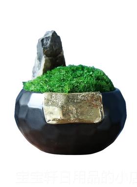 正品中式白色狮花艺托盘组合摆件样子板间茶小几家居艺术软装饰新