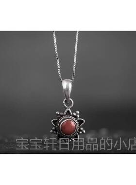 高档民尼泊银尔手工925饰宝石手镯吊坠 女个性 手錬品 创意覆古族