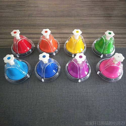 高档奥尔打八击乐器儿童彩色夫课铃手按音八音碰钟幼儿园玩具八音