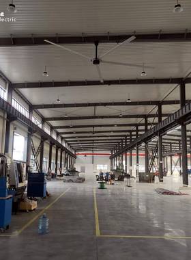 杭州7.3米大型工刷吊扇业永磁无吊扇库通风无品牌/设备-Ap仓ogee