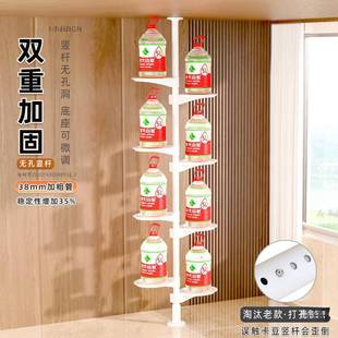 顶天立地悬挂花架阳台室内拐角落地式窗台植物立体置物架花盆架子