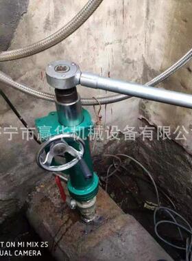 ND5/65/80手动带压1开孔机DN100/50/0200手动钻孔机开WYG孔器