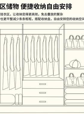 衣柜家用卧室原色小户型带抽ZG-88369屉小柜子单出人房租专用收木