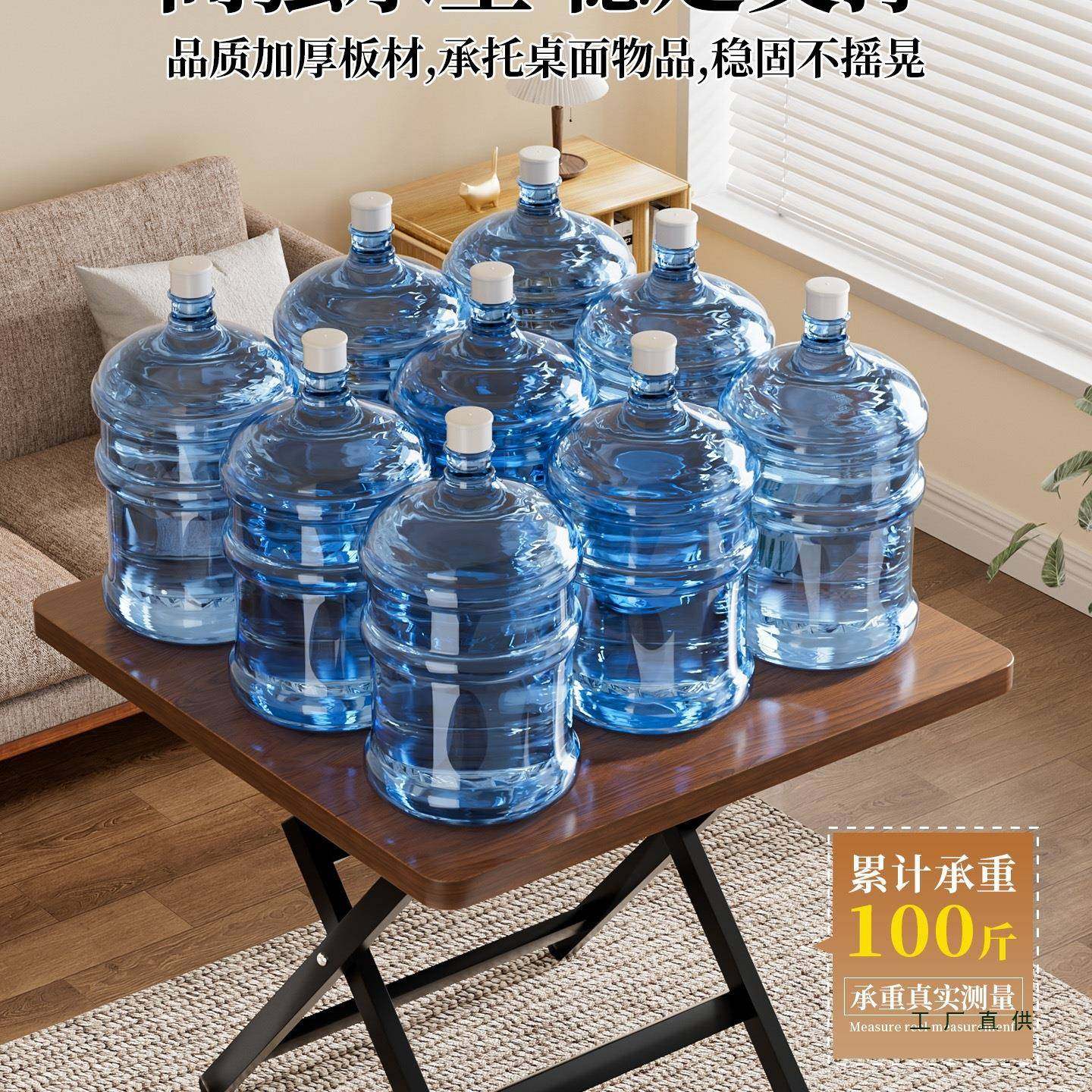 折叠桌子餐桌家用简约小户型小桌子出屋外便可携摆租户QBQ摊吃饭