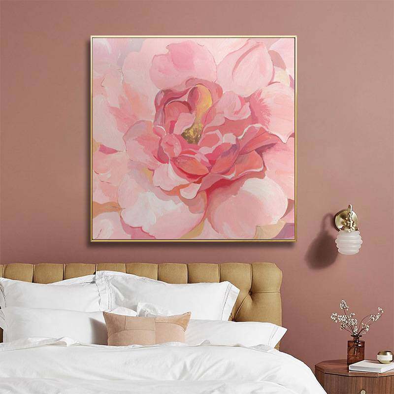 花晨月夕 现代简约客厅装饰画卧室走廊餐厅壁画粉色花朵墙画挂画,玩具/童车/益智/积木/模型,垂直悬浮玩具,淘宝优惠券,粉丝福利购,淘宝优惠卷