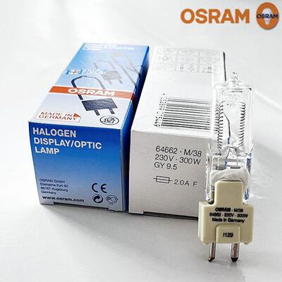 欧司朗聚8光灯泡64662/3230V300WRPO影视用单端M钨卤灯