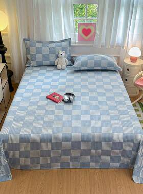 四件套纯棉1被0全棉床单套宿舍ALD三件套春秋夏0季上用品床笠床4