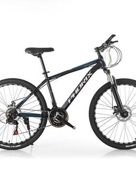 26寸山地车男变WLL速车27.寸5公雪地路车车29女寸弯把赛车自行车