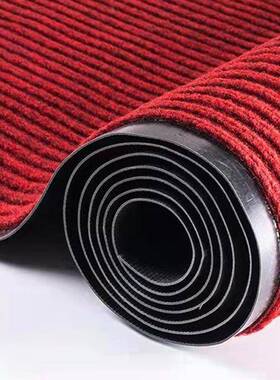 酒店长廊红地毯走廊垫双过道防PVC可裁剪条FEQ纹酒店地垫楼滑梯地