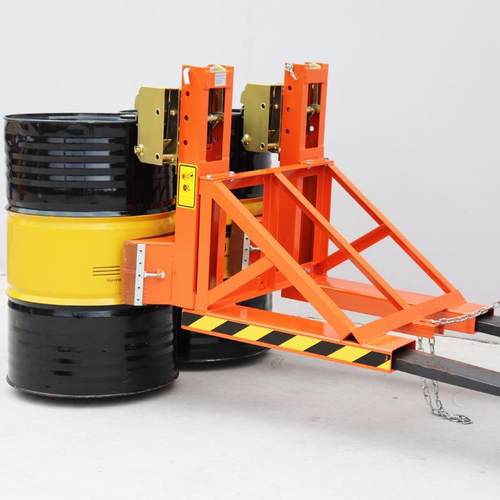 叉车重型双桶四鹰嘴油桶具夹PMN铁桶塑料桶卸加厚夹型装夹桶器