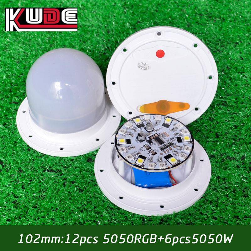 85MM发饰装6灯芯LE光源智D能JOG遥光控1色变换可充电月球灯光源