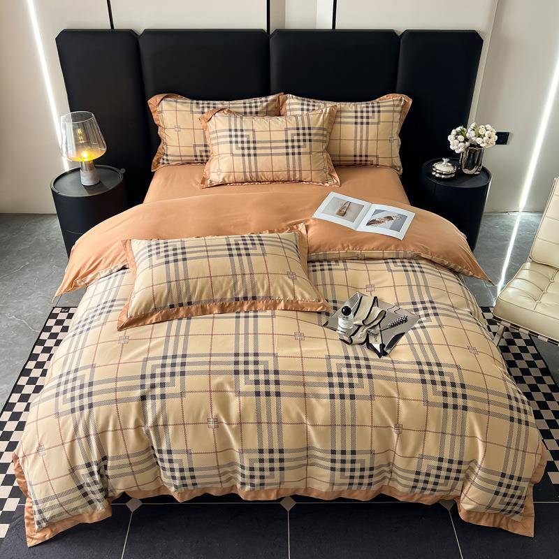 A床类1绒00支高档美式印花长棉件套全棉床单四被套笠XFX床上用品