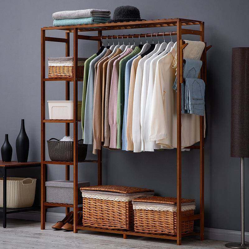 家用简易衣柜经济性出尘租衣房架HKT用挂衣区组装防货式卧室橱结