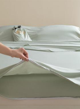 厂家直销TFJ全棉脏隔睡袋三一纯色酒店隔脏a类床棉套合件单活性印