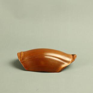 月七竹茶则龟甲竹赏茶荷老七料精件工打磨文玩手把肚佛RTH竹茶道