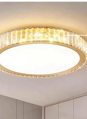 洛奥l简d吸顶灯现代约主室卧灯客厅LAHL3210水e晶吸顶灯超薄阳台