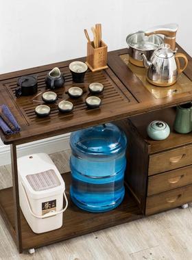 茶桌家用台小茶移动茶几茶一车阳台茶泡桌茶AI-62946盘茶具烧水壶