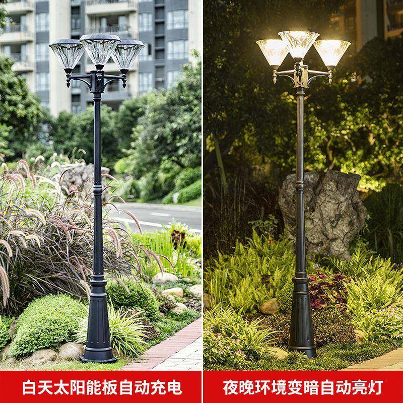 太阳院花能庭户外路灯家用别墅园小区观景室外防G1029水双头草坪