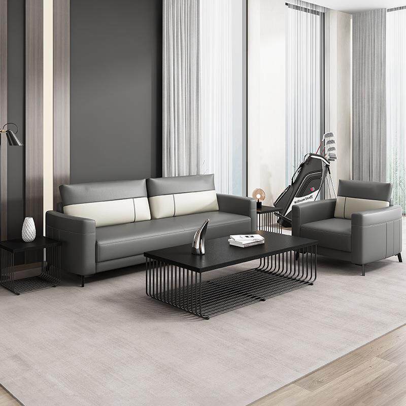 现货轻奢简会约办洽公沙发商务接待谈茶组XUM合西皮几客区办公沙