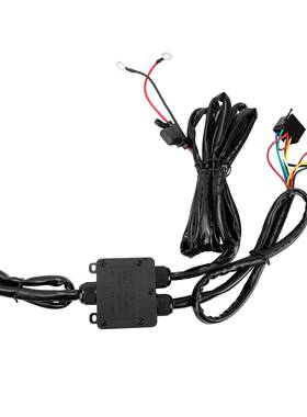 汽车cp-5769转向带高束音喇灯叭线套装4个LED灯继电器控制摇杆开