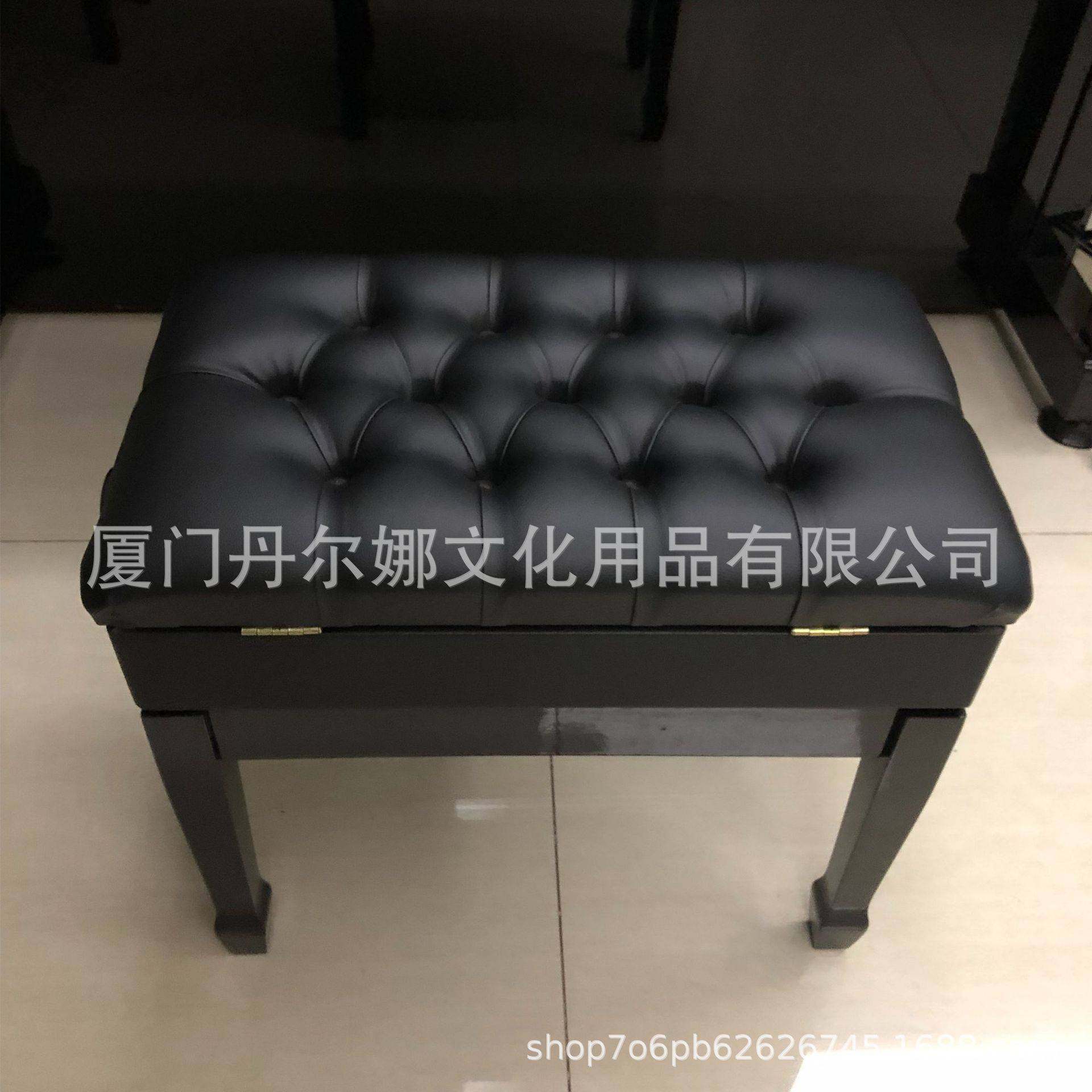 厂家钢琴凳升降单双人带书箱电子钢琴琴凳实木古筝凳儿童可调节钢