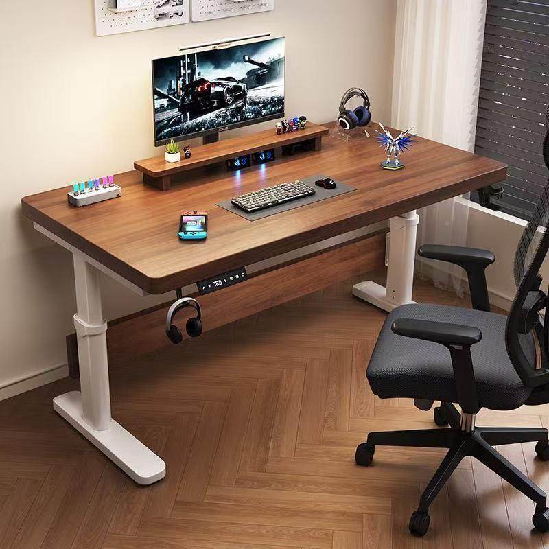 实木电动降升桌智能竞工作台家办公桌子01电脑桌电桌用可升降学习,住宅家具,电脑桌,淘宝优惠券,粉丝福利购,淘宝优惠卷