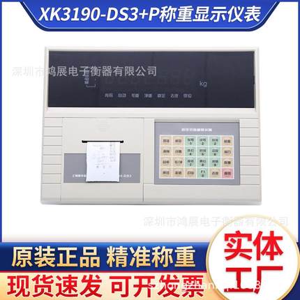 耀华称重仪表XK3190-DS3+p带打印地磅汽车衡称重控制仪表地磅配件