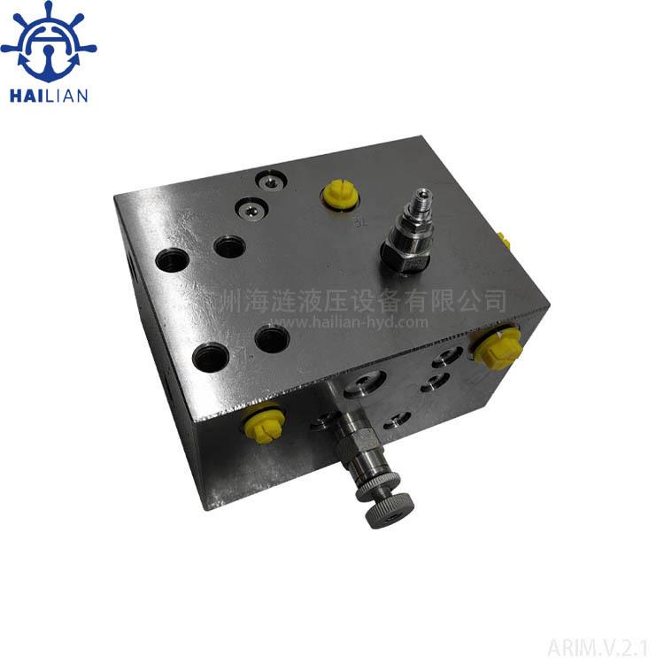 船用起重克令吊机复合平衡阀ICE140，DWG: M204-1012-MC