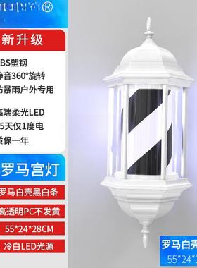 古美发转灯理髲店门店口旋转灯亮发廊美发转灯超防水复小XBK灯箱