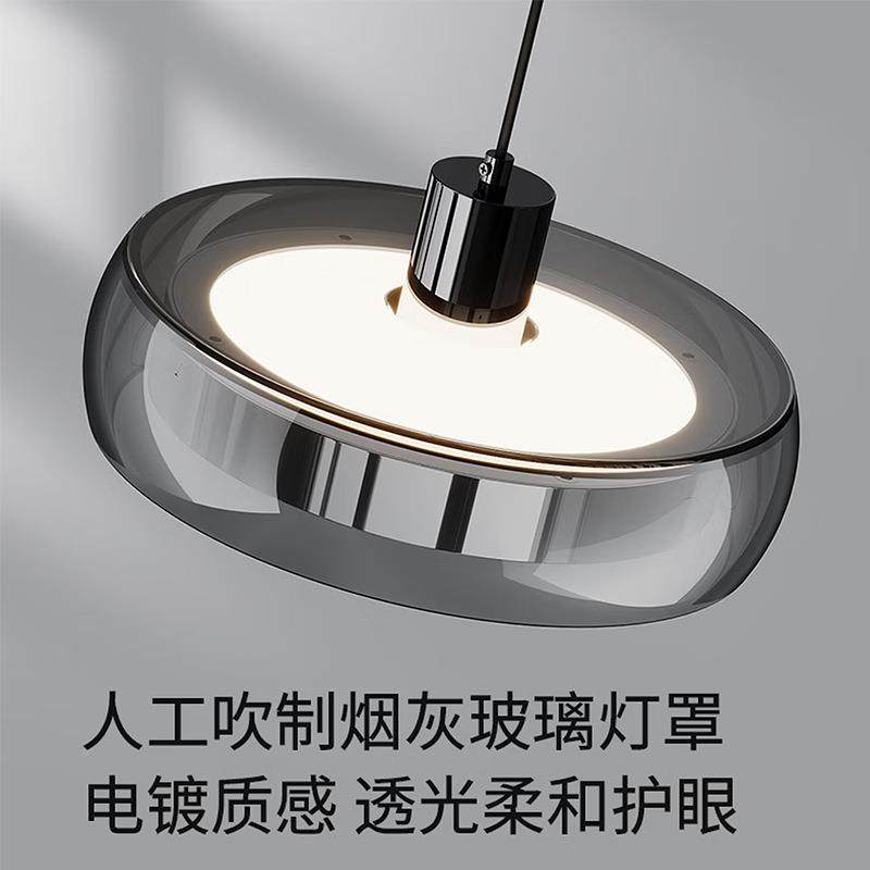 604鹿梦家云餐奢厅中吊灯餐桌意式护眼轻现代简约岛台玻璃吊灯山,家装灯饰光源,智能吊灯,淘宝优惠券,粉丝福利购,淘宝优惠卷