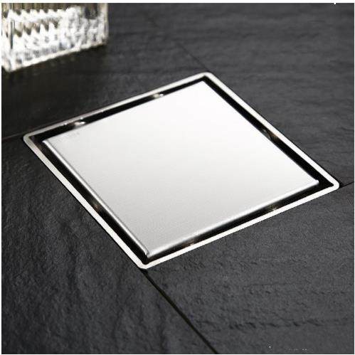 镶嵌瓷隐CD100-01形地漏方砖阳形防臭生间不锈钢304台浴室隐藏卫