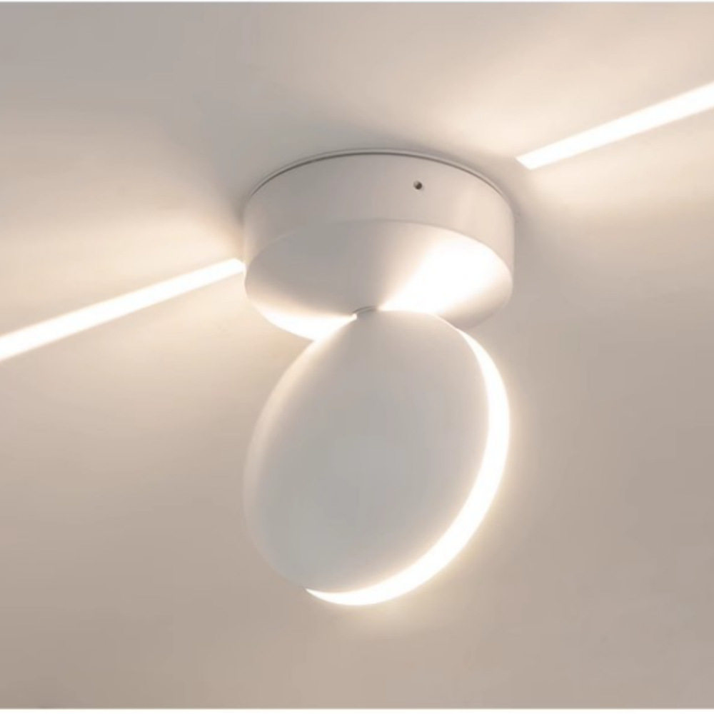 现代简约LED户外防水圆形壁灯
