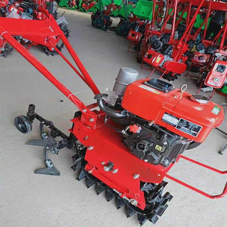 黄土地大马力柴油犁地机1CPI80冷柴油履带式旋水大耕机马翻力地机