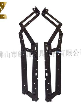 朗能帆LF004功家具五金叠铰折儿童椅二折铁架沙发椅F脚踏LFF004配