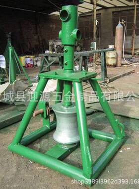 手力施WIA工工卷具人工摇绞磨机简易式手推电绞磨线缆拉紧扬机